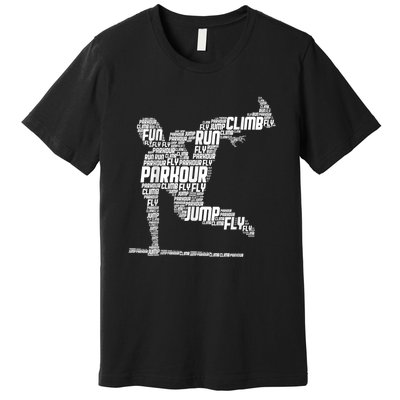 Parkour Freerunner Freerunning Traceur Kids Men Boys Premium T-Shirt