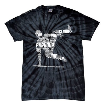 Parkour Freerunner Freerunning Traceur Kids Men Boys Tie-Dye T-Shirt