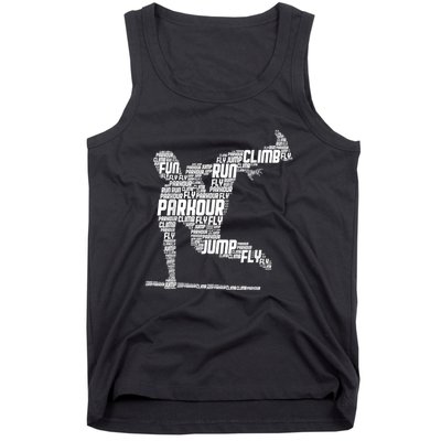 Parkour Freerunner Freerunning Traceur Kids Men Boys Tank Top