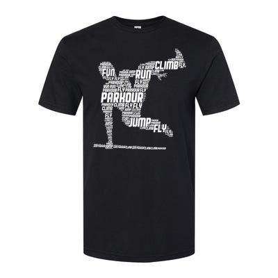 Parkour Freerunner Freerunning Traceur Kids Men Boys Softstyle CVC T-Shirt