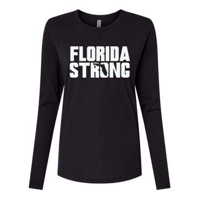 Pray For Florida Strong Womens Cotton Relaxed Long Sleeve T-Shirt