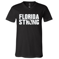 Pray For Florida Strong V-Neck T-Shirt