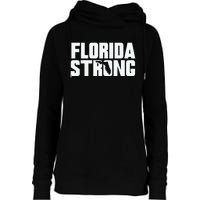 Pray For Florida Strong Womens Funnel Neck Pullover Hood