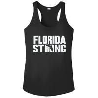 Pray For Florida Strong Ladies PosiCharge Competitor Racerback Tank