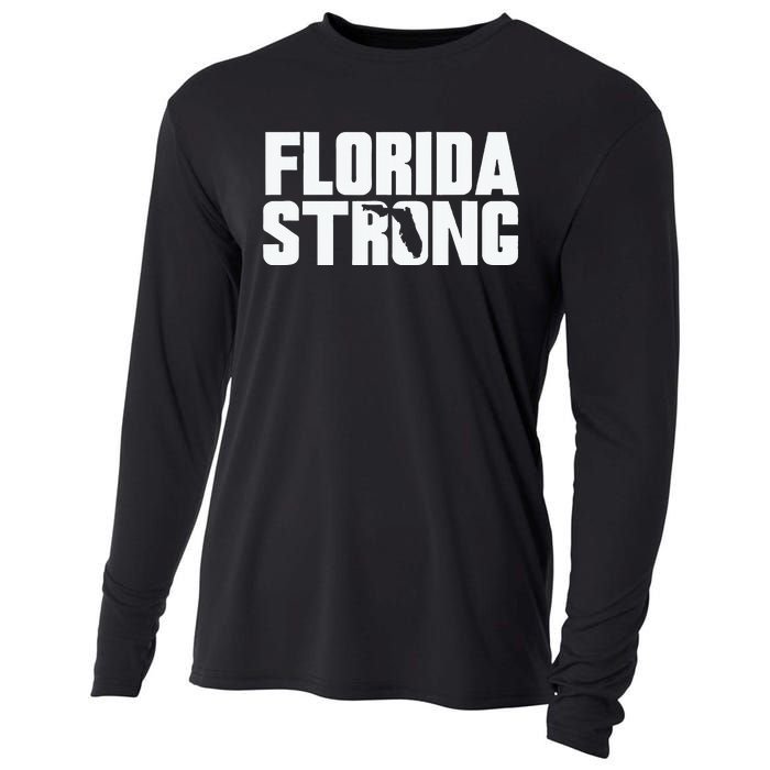 Pray For Florida Strong Cooling Performance Long Sleeve Crew