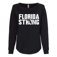 Pray For Florida Strong Womens California Wash Sweatshirt