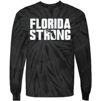 Pray For Florida Strong Tie-Dye Long Sleeve Shirt