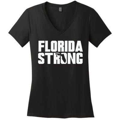 Pray For Florida Strong Women's V-Neck T-Shirt