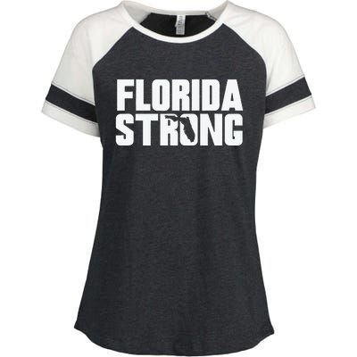 Pray For Florida Strong Enza Ladies Jersey Colorblock Tee