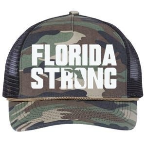 Pray For Florida Strong Retro Rope Trucker Hat Cap