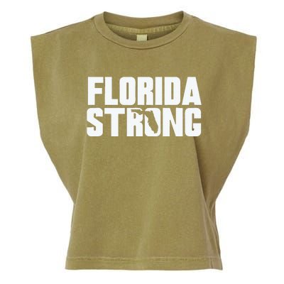 Pray For Florida Strong Garment-Dyed Women's Muscle Tee