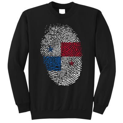 Panamanian Flag Fingerprint Panama Sweatshirt