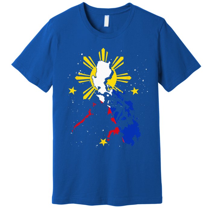 Philippines Flag Filipino Pride Pinoy Heritage Philippines Premium T-Shirt