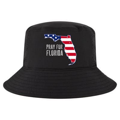 Pray For Florida Beach Stand With Florida Strong Cool Comfort Performance Bucket Hat