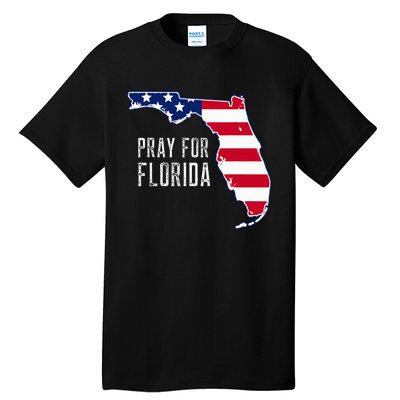 Pray For Florida Beach Stand With Florida Strong Tall T-Shirt