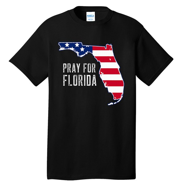 Pray For Florida Beach Stand With Florida Strong Tall T-Shirt