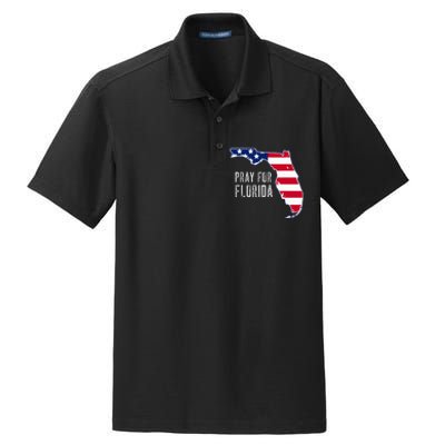 Pray For Florida Beach Stand With Florida Strong Dry Zone Grid Polo