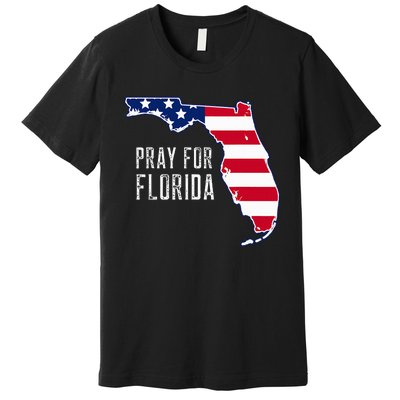 Pray For Florida Beach Stand With Florida Strong Premium T-Shirt