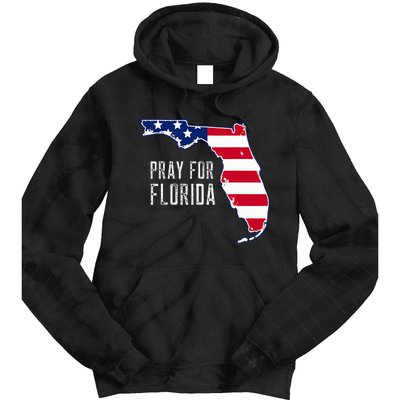 Pray For Florida Beach Stand With Florida Strong Tie Dye Hoodie