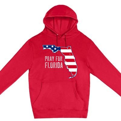 Pray For Florida Beach Stand With Florida Strong Premium Pullover Hoodie