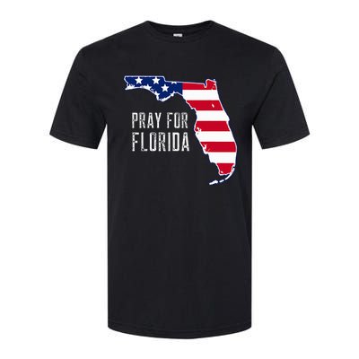 Pray For Florida Beach Stand With Florida Strong Softstyle CVC T-Shirt