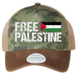 Palestine Flag Free Palestine Legacy Tie Dye Trucker Hat