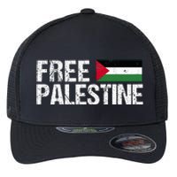 Palestine Flag Free Palestine Flexfit Unipanel Trucker Cap