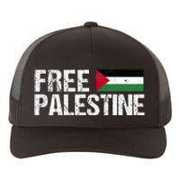 Palestine Flag Free Palestine Yupoong Adult 5-Panel Trucker Hat