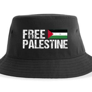 Palestine Flag Free Palestine Sustainable Bucket Hat