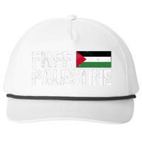 Palestine Flag Free Palestine Snapback Five-Panel Rope Hat