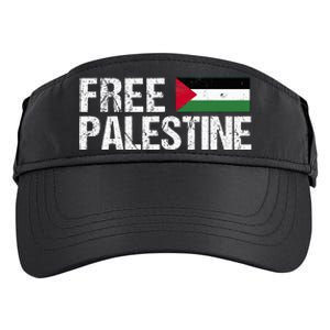 Palestine Flag Free Palestine Adult Drive Performance Visor