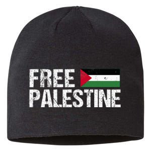 Palestine Flag Free Palestine Sustainable Beanie