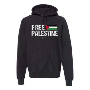 Palestine Flag Free Palestine Premium Hoodie