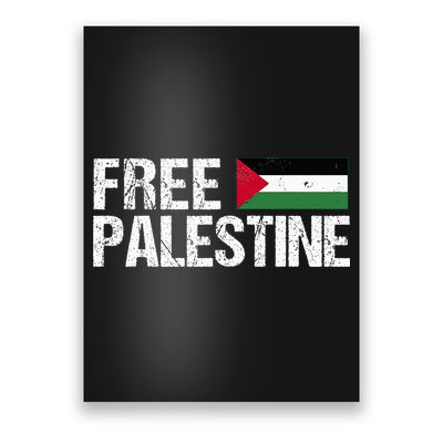 Palestine Flag Free Palestine Poster