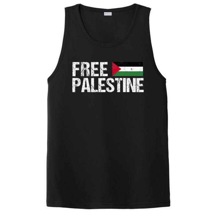 Palestine Flag Free Palestine PosiCharge Competitor Tank