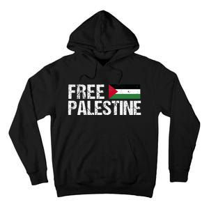 Palestine Flag Free Palestine Tall Hoodie