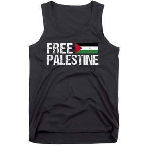 Palestine Flag Free Palestine Tank Top