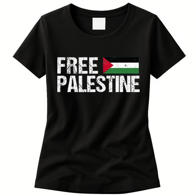 Palestine Flag Free Palestine Womens T-Shirt