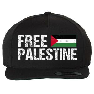 Palestine Flag Free Palestine Wool Snapback Cap