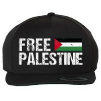 Palestine Flag Free Palestine Wool Snapback Cap