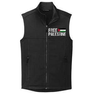 Palestine Flag Free Palestine Collective Smooth Fleece Vest