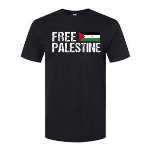 Palestine Flag Free Palestine Softstyle CVC T-Shirt