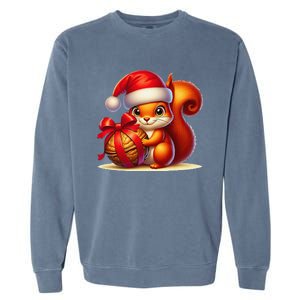 PNuts Freedom Farm Justice For Peanut Christmas Peanut Garment-Dyed Sweatshirt