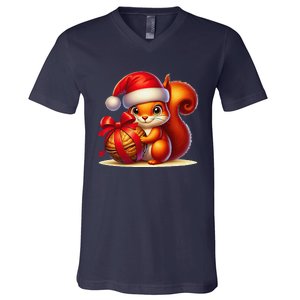 PNuts Freedom Farm Justice For Peanut Christmas Peanut V-Neck T-Shirt