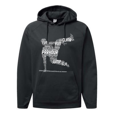 Parkour Freerunner Freerunning Traceur Performance Fleece Hoodie