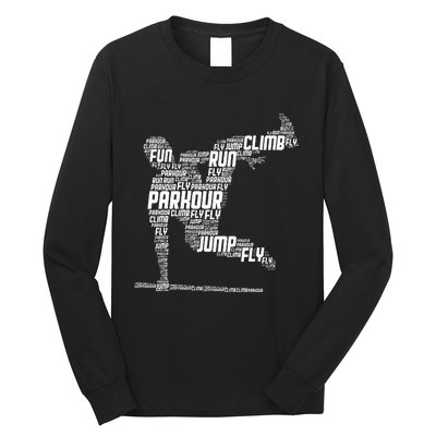 Parkour Freerunner Freerunning Traceur Long Sleeve Shirt