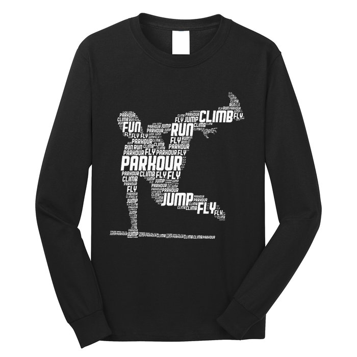 Parkour Freerunner Freerunning Traceur Long Sleeve Shirt