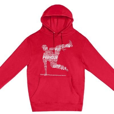 Parkour Freerunner Freerunning Traceur Premium Pullover Hoodie