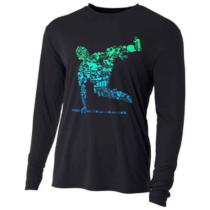 Parkour Freerunner Freerunning Traceur Cooling Performance Long Sleeve Crew