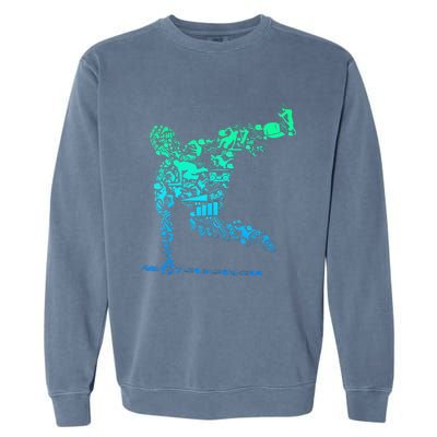 Parkour Freerunner Freerunning Traceur Garment-Dyed Sweatshirt